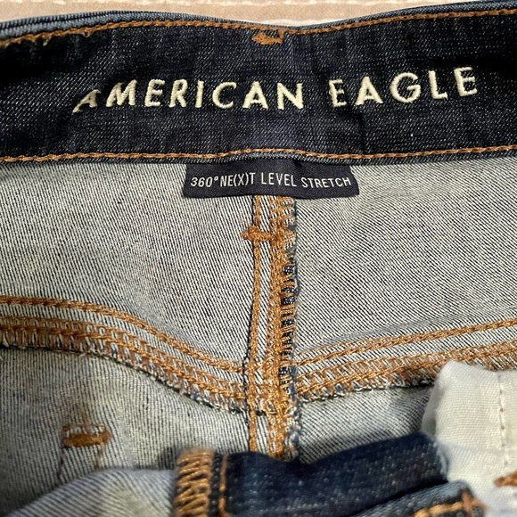 AE 360 ne(x)t level high waisted jegging size 8 regular dark wash - Picture 4 of 8